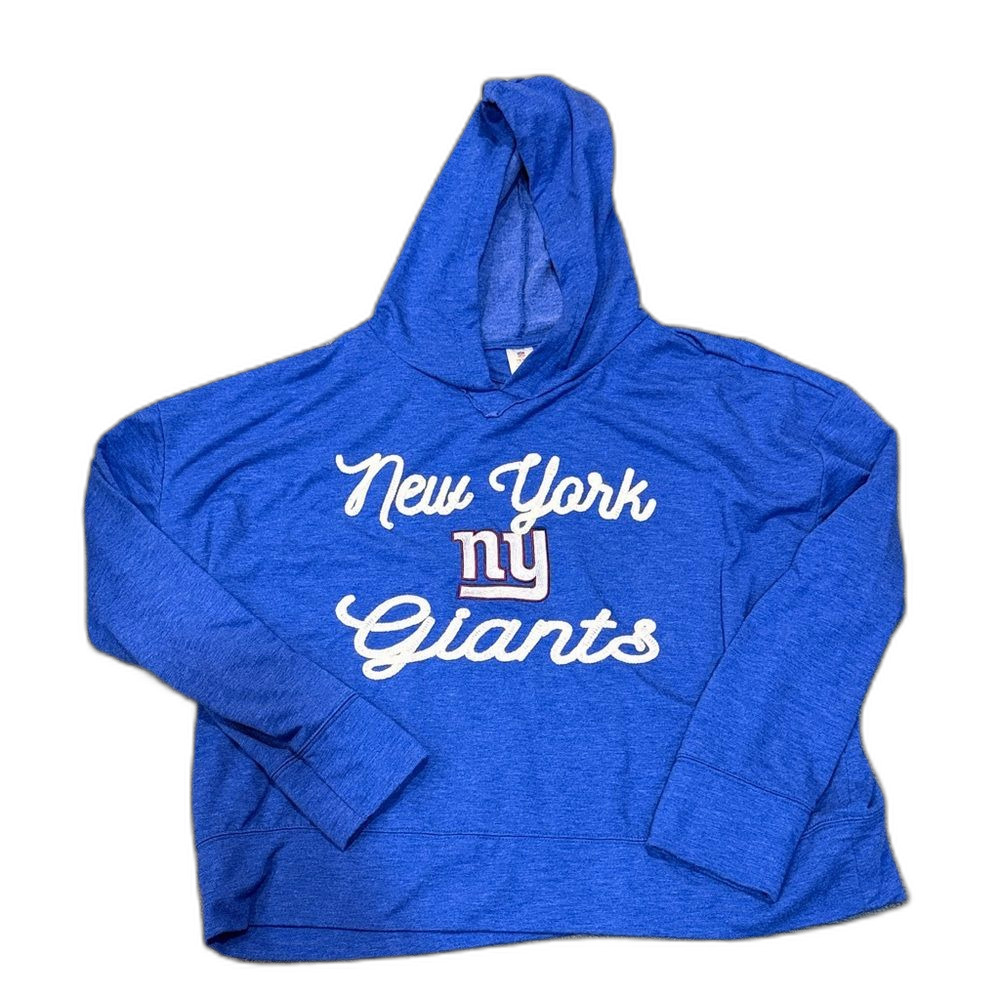 Women's NFL Apparel Blue New York Giants Hoodie
